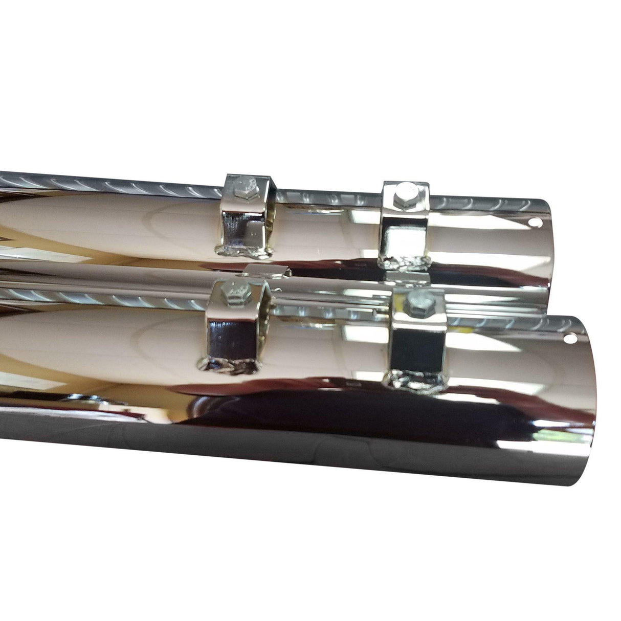 t 95-16 Harley Electra Glide Full Boar Straight Cut Slip On Muffler No Baffle Jones Exhaust