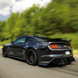 Rear Spoiler Wicker Bill Style Blck fits FordMustang 15-20 Drake -JR3B-6344210-A muscle car 10718