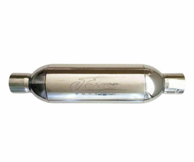 Jones Exhaust turbo muffler 4 inch stainless steel steel universal jt2525xl