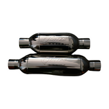 Jones Exhaust performance muffler stainless steel steel polished universal x-26 3 inch