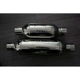 Jones Exhaust turbo muffler 4 inch stainless steel steel polished jt4040