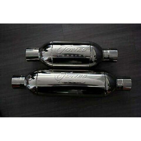 Jones Exhaust turbo muffler 5 inch stainless steel steel polished jt5050