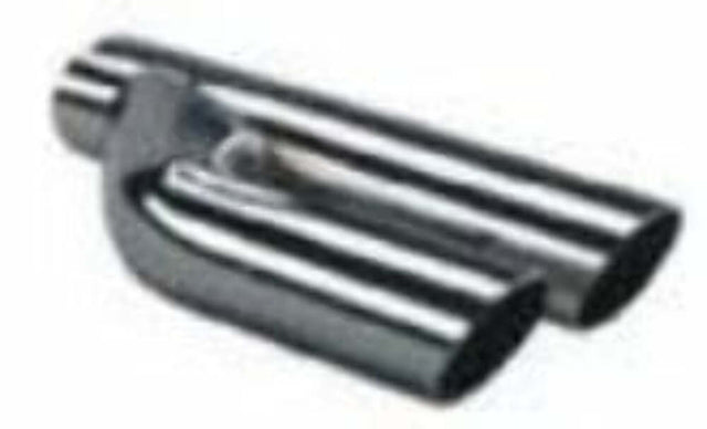 Jones Exhaust exhaust tip steel chrome universal jtt200r-chrome-exhaust-tip-dual-truck-style-6-5 2 inch
