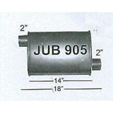 Jones Exhaust turbo muffler 4 inch universal jub905