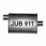 Jones Exhaust performance muffler 4 inch universal jub911-quiet-tone-muffler-2-5-inlet-2-5-outlet