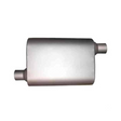 Jones Exhaust performance muffler universal jub912-quiet-tone-muffler-2-5-inlet-2-5-outlet-1 9 inch
