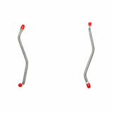 Replacement Line for 67-69 Mopar C-Body Disc Caliper Lines; Stainless stainless steel