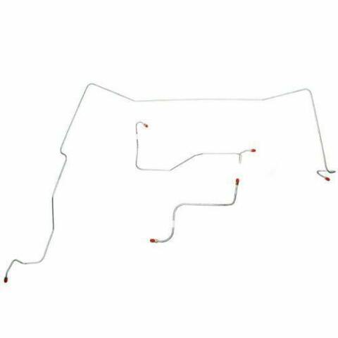 Front Brake Line Kit for 1965 Plymouth Fury drum brakes steel