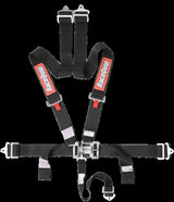 t L & L 5Pt Seat Belt Black - 711001RQP RaceQuip