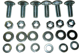 1955-1959 Chevrolet/Gmc Truck; Front Bumper Bolt Kit - 24-Pieces steel L0222-55
