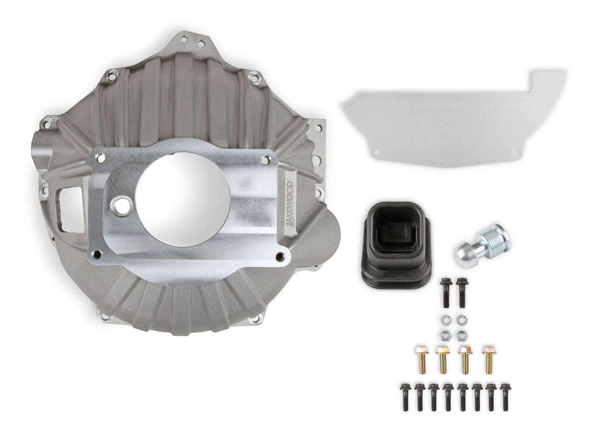 Lakewood LK5000K Cast Aluminum Bellhousings Kit for LS Engines To T10 Tremec TKO Lakewood lk5000k-cast-aluminum-bellhousings-kit-for-ls-engines-to-t10-tremec-tko
