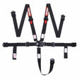 t L&L 16.1 5Pt 2' Belts Pd Lap Blk Hw Blk - 811001RQP RaceQuip