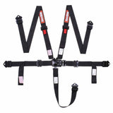 t L&L 16.1 5Pt 2' Belts Pd Lap Blk Hw Blk - 811001RQP RaceQuip