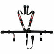 RaceQuip racing harness 2 inch SFI 16.1 black red adjustable small 809009RQP