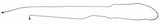 Fits 1967-70 Chevrolet/GMC Truck Brake Lines (Front To Rear) LBL424