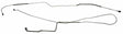 Truck F150 Front To Rear Brake Line LBL614 Shafer's Classic Reproductions