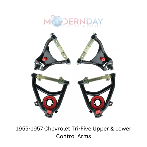 Fits 1955-1957 Chevrolet Tri-Five Upper & Lower Control Arms for 1955-1957 Chevy fits-1955-1957-chevrolet-tri-five-upper-lower-control-arms-lcauca5557kit