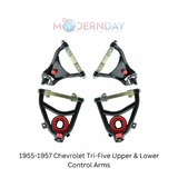 Fits 1955-1957 Chevrolet Tri-Five Upper & Lower Control Arms for 1955-1957 Chevy fits-1955-1957-chevrolet-tri-five-upper-lower-control-arms-lcauca5557kit