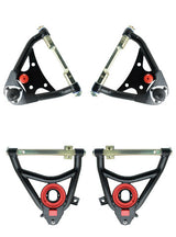 1958-1964 Chevrolet Biscayne Upper and Lower Control Arms Front for 1958-1964 Chevy Impala steel black fits-1958-1964-gm-full-size-upper-lower-control-arms-lcauca5864kit