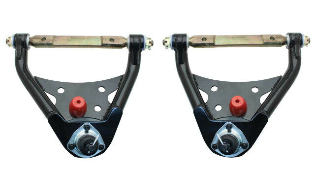 Fits 1965-70 GM Chevrolet Full Size, Upper&Lower Tubular Control Arms for 1965-1970 Chevy Impala 1 inch steel black fits-1965-70-gm-chevrolet-full-size-upper-lower-tubular-control-