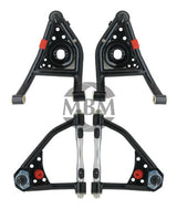 Fits 1967-1969 Camaro/Firebird Upper & Lower Tubular Control Arms for 1967-1969 Chevy El Camino steel black disc brake fits-1967-1969-camaro-firebird-upper-lower-tubular-control-ar