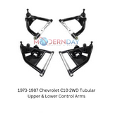 Fits 1973-1987 Chevrolet C10 2WD Tubular Upper & Lower Control Arms for 1973-1987 Chevy C10 steel black fits-1973-1987-chevrolet-c10-2wd-tubular-upper-lower-control-arms-lcauca7387