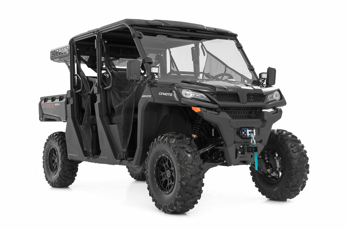 LED Light Kit; Cage Mount; 2" Black Pair; White DRL; CFMOTO UFORCE 1000 96104