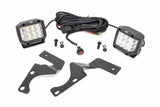 LED Light Kit; Ditch Mount; 3" Chrome Wide Angle Pair 70793