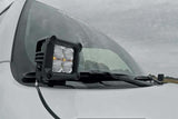 LED Light Kit; Ditch Mount; 3" Chrome Wide Angle Pair 70793
