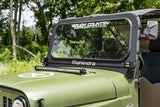 LED Light Kit; Hood Mount; 30" Black Single Row; Mahindra Roxor 99003