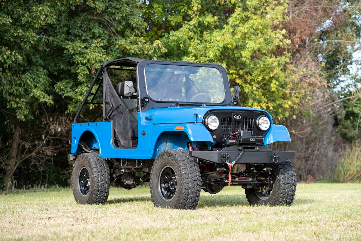LED Light Kit; Hood Mount; 30" Black Single Row; Mahindra Roxor 99003