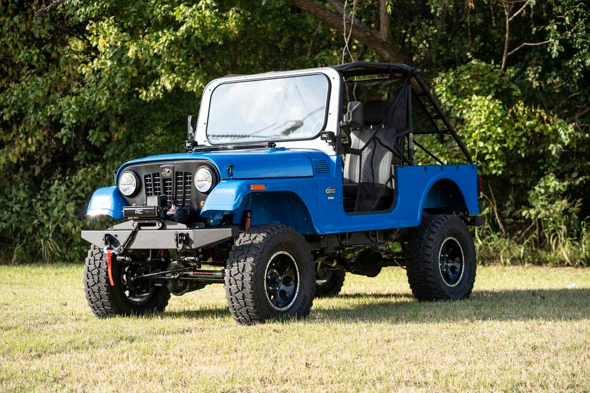 LED Light Kit; Hood Mount; 30" Black Single Row; Mahindra Roxor 99003