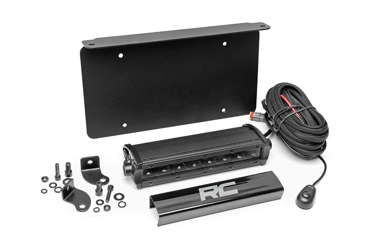 LED Light Kit; License Plate Mount; 8" Single Row Black Series 70183