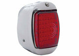 1947-1953 Chevrolet Truck; Led Taillamp Assembly-Stainless-Red LED53S0-RH
