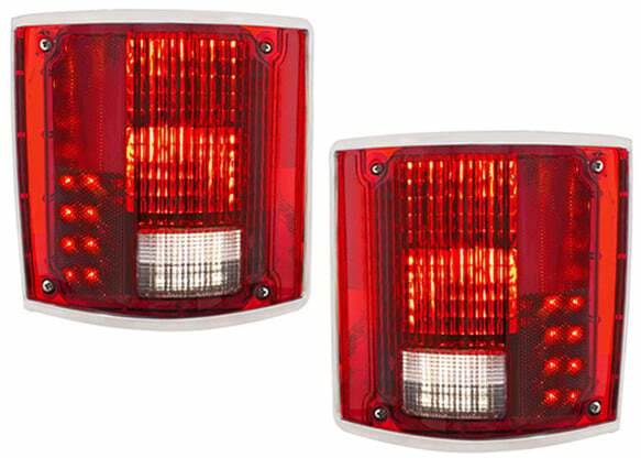 1988-91 Blazer Led Taillamp Assemblies-Fleetside-Deluxe-Pair LED87FD
