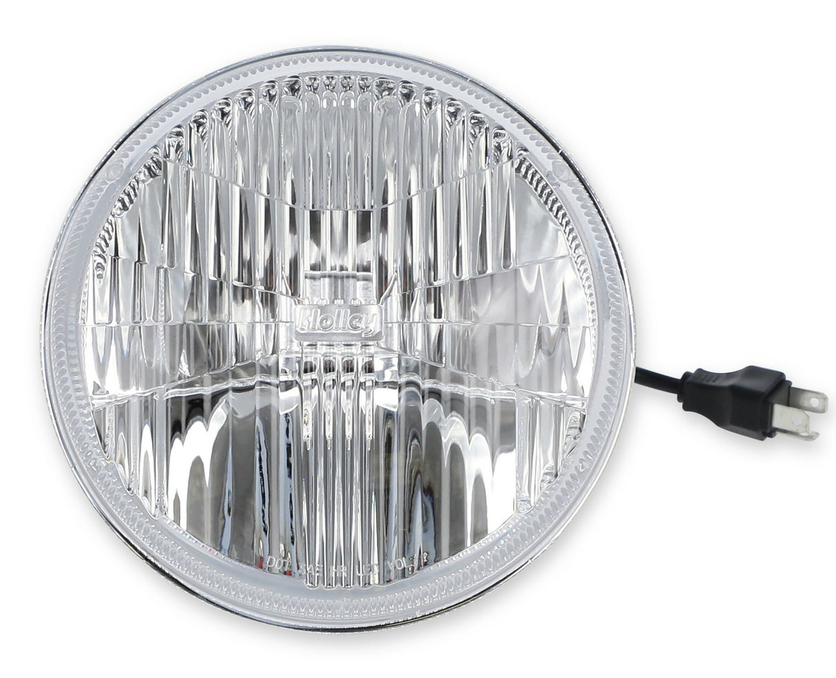 RetroBright 5.75 inch round LED headlight bulb high beam only standard H4 wiring 5700K modern white LFRB155