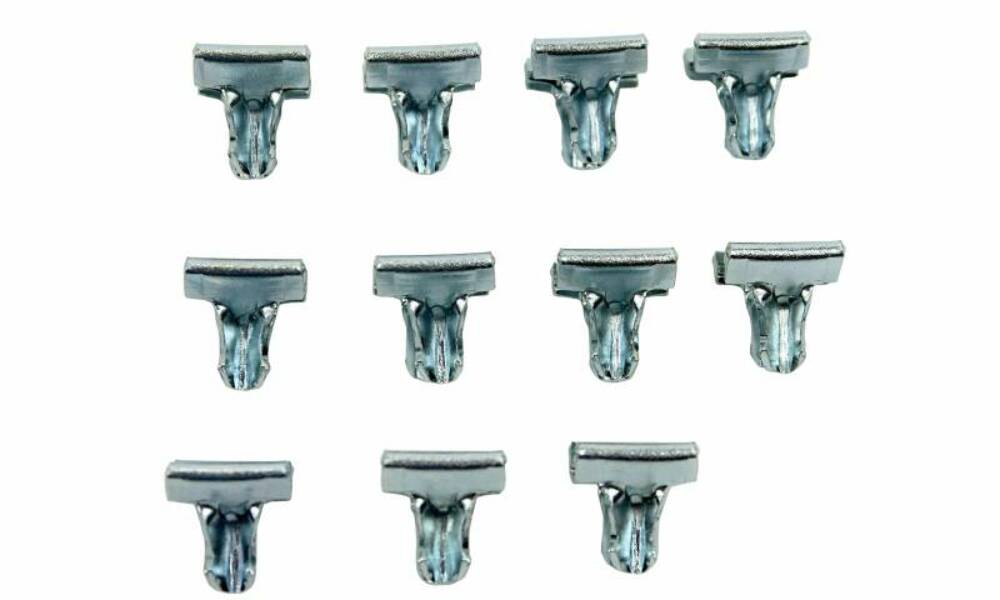 Fits 1957 Chevrolet Full Size Lower Grille Retaining Clip Set LGRC01