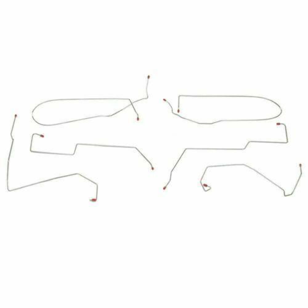 2000-07 Ford Focus Intermediate Brake Line No ABS Drum Brake Steel LIN0003OM