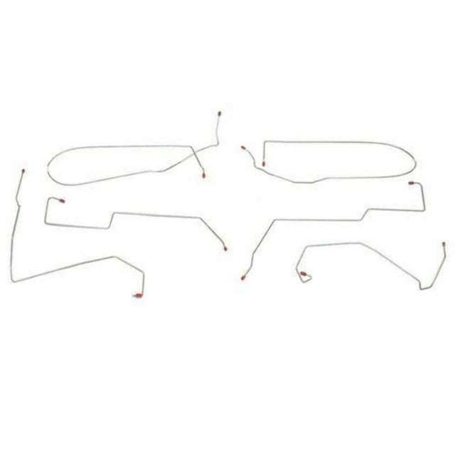 Brake Line for Intermediate drum brakes stainless steel