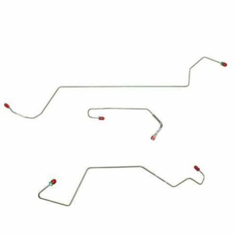 Front Brake Line Kit for 2000-2007 Ford Focus No ABS drum brakes stainless steel