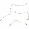 Front Brake Line Kit for 1999 Mercury Cougar stainless steel