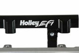 Holley EFI Lo-Ram Manifold Base and Fuel Rails Single Fuel Injector GM LS3/L92 300-670
