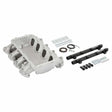 Holley EFI Lo-Ram Manifold Base & Port Inject Fuel Rails-Gm Gen V Lt Top-Feed-Satin-300-711 black aluminum