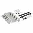 Holley EFI Lo-Ram Manifold Base &Port Inject Fuel Rail-Gm Gen V Lt-Front-Feed-Satin-300-713 for Ram Corvette black aluminum