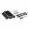 Holley EFI Lo-Ram Manifold Base &Port Inject Fuel Rail-Gm Gen V Lt Top-Feed-Black-300-711BK black aluminum