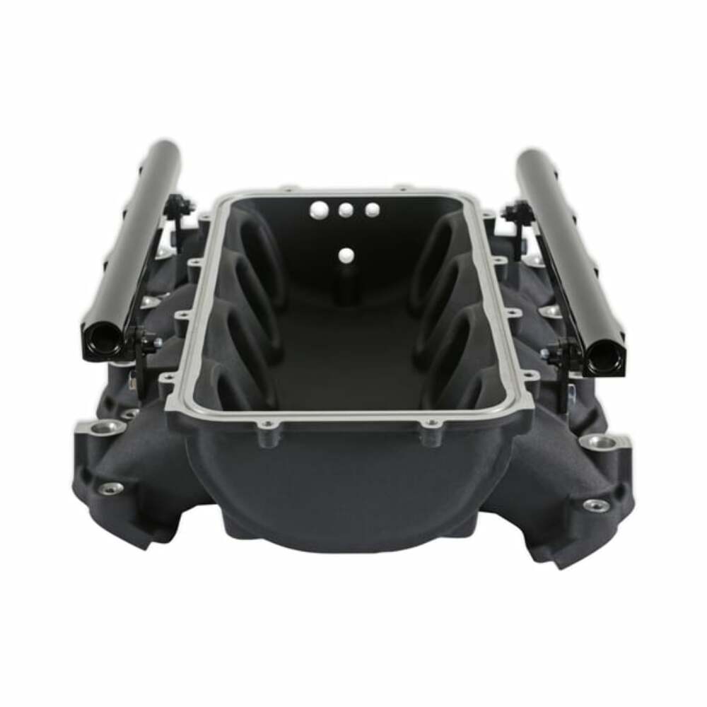 Holley EFI Lo-Ram Manifold Base &Port Inject Fuel Rail-Gm Gen V Lt Top-Feed-Black-300-711BK