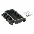 Holley EFI Lo-Ram Manifold Base-Gm Gen V Lt Top-Feed-Direct Injection-Black-300-710BK black aluminum