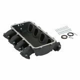 Holley EFI Lo-Ram Manifold Base-Gm Gen V Lt Top-Feed-Direct Injection-Black-300-710BK black aluminum