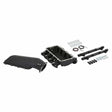 Holley EFI Lo-Ram Manifold Kit &Port Inject Fuel Rails-Gm Gen V Lt Top-Feed-Black-300-718BK black aluminum