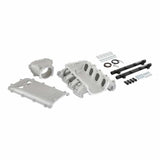 Holley EFI Lo-Ram Manifold Kit &Port Inject Fuelrail-Gm Gen V Lt Front-Feed-Satin-300-719 for Ram Corvette black aluminum
